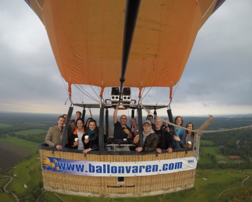 Bedrijfsuitje in een Luchtballon vanaf Arnhem